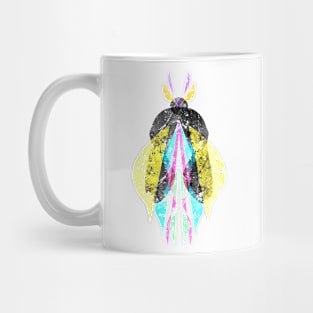 Insect fossil colorful design or beetles fossil Mug